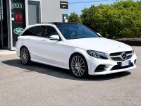 Usata Mercedes C220 Premium Plus 194 CV (142 kW) 2018 Bianco Station wagon