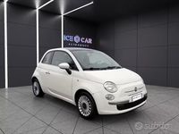 Usata Fiat 500 Lounge 69 CV (50 kW) 2009 Bianco Cabrio