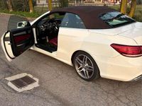 Usata Mercedes E250 Executive 204 CV (150 kW) 2015 Bianco Cabrio