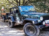 Usata Jeep Wrangler Sport 177 CV (130 kW) 1999 Verde SUV