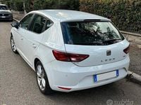 Usata Seat Leon Style 110 CV (80 kW) 2016 Bianco Berlina