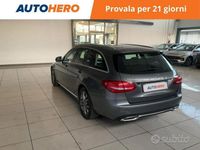 Usata Mercedes C220 194 CV (142 kW) 2018 Grigio Station wagon