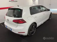 Usata VW Golf VII R-line 116 CV (85 kW) 2019 Bianco Berlina