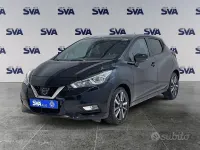 Usata Nissan Micra Acenta 90 CV (66 kW) 2017 Nero Utilitaria