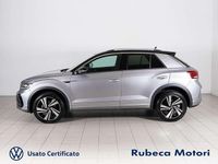 Usata VW T-Roc R-line 110 CV (80 kW) 2022 Argento SUV