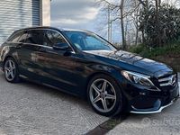 Usata Mercedes C220 Premium 170 CV (125 kW) 2018 Nero Station wagon