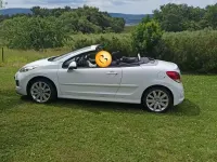 Usata Peugeot 207 CC 120 CV (88 kW) 2009 Bianco Cabrio