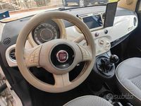 Usata Fiat 500 Lounge 69 CV (50 kW) 2008 Bianco Utilitaria
