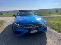 Usata Mercedes E220 194 CV (142 kW) 2020 Blu Cabrio