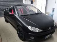 Usata Peugeot 206 CC RC 109 CV (80 kW) 2006 Nero Cabrio