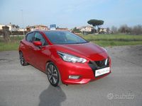 Usata Nissan Micra N-Connecta 90 CV (66 kW) 2017 Rosso Utilitaria