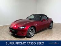 Nuova Mazda MX5 Exclusive-Line 132 CV (97 kW) 2025 Soul red crystal m Cabrio