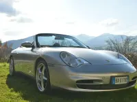 Usata Porsche 996 320 CV (235 kW) 2002 Argento Cabrio