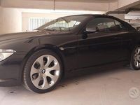 Usata BMW 630 Cabriolet Sport Line 272 CV (200 kW) 2007 Nero Cabrio