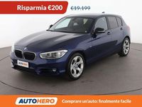 Usata BMW 120 Sport Line 190 CV (139 kW) 2018 Blu/azzurro Utilitaria