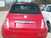 Usata Fiat 500C Rock 69 CV (50 kW) 2009 Rosso Cabrio