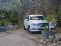 Usata Mercedes C220 177 CV (130 kW) 2012 Bianco Coupé
