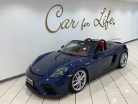 Usata Porsche 718 Spyder 420 CV (308 kW) 2023 Blu Cabrio