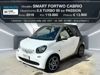 Usata Smart ForTwo Cabrio Passion 90 CV (66 kW) 2016 Bianco Cabrio