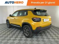 Usata Jeep Avenger Longitude 100 CV (73 kW) 2023 Giallo SUV