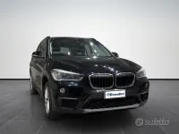 Usata BMW X1 Efficient Dynamics 150 CV (110 kW) 2017 Nero cinema SUV