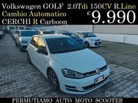 Usata VW Golf VII 150 CV (110 kW) 2017 Bianco Berlina