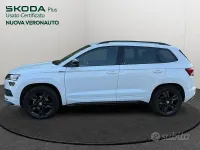 Usata Skoda Karoq SportLine 150 CV (110 kW) 2021 Bianco SUV