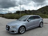 Usata Audi A3 S-Line 110 CV (80 kW) 2017 Grigio Berlina