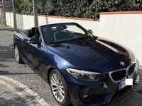 Usata BMW 220 190 CV (139 kW) 2015 Blu/azzurro Cabrio