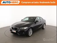Usata BMW 218 Advantage 150 CV (110 kW) 2016 Nero Coupé