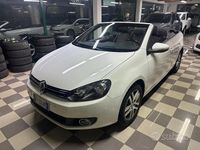 Usata VW Golf Cabriolet Comfortline 105 CV (77 kW) 2012 Bianco Cabrio