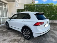 Usata VW Tiguan R-line 150 CV (110 kW) 2018 Bianco SUV