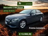 Begagnad Mercedes C180 116 HK (85 kW) 2015 Grå Sedan