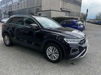 Usata VW T-Roc Life 110 CV (80 kW) 2022 Nero SUV
