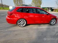 Usata Seat Leon FR 150 CV (110 kW) 2014 Rosso Station wagon