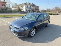 Usata VW Golf VII Highline 125 CV (91 kW) 2017 Blu Station wagon