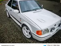 Usata Ford Escort RS 129 CV (94 kW) 1988 Bianco Coupé