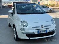 Usata Fiat 500C Lounge 69 CV (50 kW) 2010 Bianco Cabrio