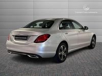 Usata Mercedes C180 122 CV (89 kW) 2019 Argento metallizzato Berlina