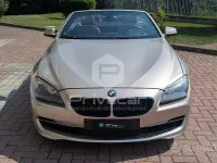 Usata BMW 640 Cabriolet Efficient Dynamics 320 CV (235 kW) 2013 Giallo Cabrio