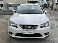 Usata Seat Leon Style 110 CV (80 kW) 2016 Bianco Utilitaria