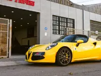Usata Alfa Romeo 4C Spider 241 CV (177 kW) 2019 Giallo Cabrio