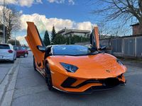 Usata Lamborghini Aventador 741 CV (545 kW) 2018 Arancione Cabrio