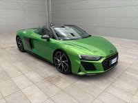 Usata Audi R8 Spyder Performance 620 CV (456 kW) 2021 Verde java metallizzato Cabrio