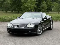 Usata Mercedes SL55 AMG AMG 500 CV (367 kW) 2004 Nero Cabrio