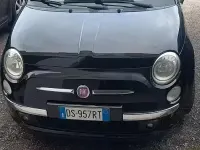 Usata Fiat 500 Pop 69 CV (50 kW) 2009 Nero Cabrio