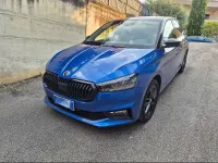 Usata Skoda Fabia Style 95 CV (69 kW) 2022 Blu/azzurro Utilitaria