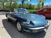 Usata Alfa Romeo Spider 104 CV (76 kW) 1989 Blu Cabrio