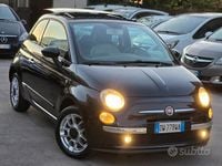 Usata Fiat 500 Lounge 69 CV (50 kW) 2009 Nero Cabrio