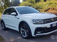 Usata VW Tiguan R-line 150 CV (110 kW) 2020 Bianco SUV
